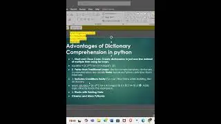 Top advantages of using dictionary comprehension in Python explained! #PythonTips #Coding # Python