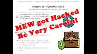 Myetherwallet Hacked!!! Be Careful