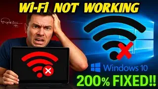 How to solve Wi-Fi Not working & showing Problem in Windows 10 | 200% Fixed !!