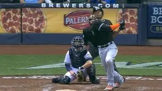 MIA@MIL: Marlins go deep four times vs. Brewers