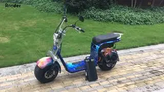 Citycoco scooter chopper with EEC COC VIN Electric motor serial number Max speed 25KMH /45KMH hr8