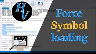 Symbols failing to load ? Try forcing !