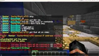 ABUSIVE ADMIN DOES NOT KNOW HOW TO BANNED MINECRAFT