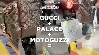 [EICMA 2022] 구찌 오토바이? 구찌 + 팔라스 + 모토구찌 v7 (GUCCI + PALACE + MOTOGUZZI)