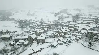 England's Yorkshire blanketed in heavy snow | AFP