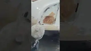 Baştan sona tampon kırığı kaynağı boyama işlemi 🚙