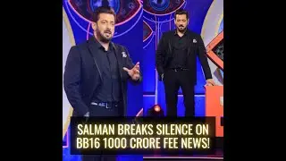 Salman Khan Breaks Silence On Bigg Boss 16's 1000 Crore Fee News, Jokes About Lawyer's Fees