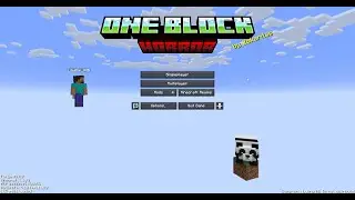 je survie sur un one block horreur (ca fini mal ....ou pas )