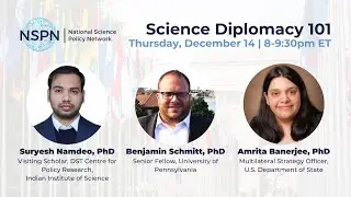 What is Science Diplomacy? - Science Diplomacy 101 | National Science Policy Network - NSPN