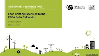 Load Shifting Extension to the EECA Solar Calculator, Sharee McNab