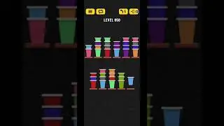 Cup sort puzzle level 950