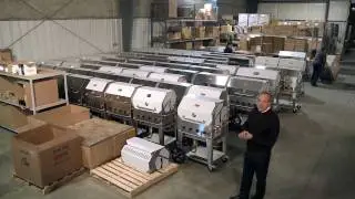 Crown Verity Facility Tour -- BBQ Grills, Stainless Steel Fryers, and Portable Sinks
