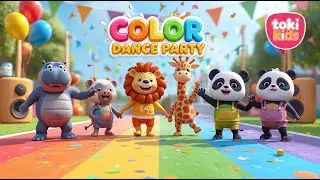 🌈 Animal Color Adventure! 🎵 Learn Colors Through Dance & Fun #KidsLearning #Colors