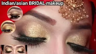STEP BY STEP Indian/asian BRIDAL Eye makeup | Glittery Eye makeup | Annie Mudassar Official💕🦋
