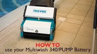 How to use your Multiwash 340/Pump Battery scrubber dryer