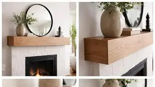 How to Build a Floating Mantel for a Fireplace | White Oak DIY Floating Shelf