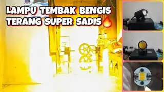 Cara Merubah Lampu D2 Laser Tipe Termurah Menjadi Lampu Tembak Super Wah...🔥