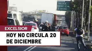 Hoy No Circula en CDMX y Edomex: &iexcl;hay multa este s&aacute;bado 20 de diciembre!