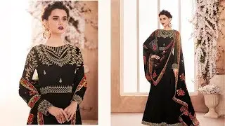 Latest Designer Anarkali Dress Design//Anarkali Dress 2018 - 2019