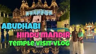 Largest Hindu Mandir in the Middle East #bapshindumandir #viralvideo #ytviral #templevlog #trending 