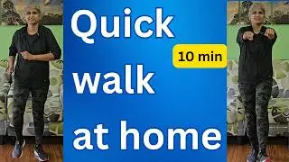 10-Min Walk at Home. Simple Indoor Walk + Workout. No Equipment