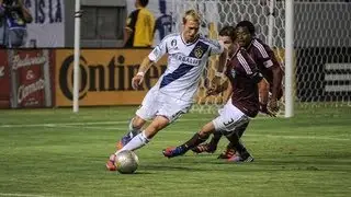 GOAL: Christian Wilhelmsson scores for LA Galaxy in his debut