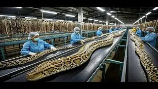 From Snake Skin to Luxury: Inside the Snake-Leather Factory