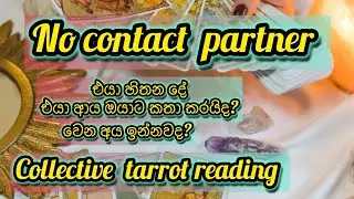 අවුරුදු අවසානේ No contact partner ගැන|tarrot reading |collective reading 