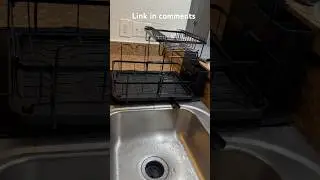 Is it worth it? 2 tier dish drying rack from Amazon #amazonfinds #review #fyp