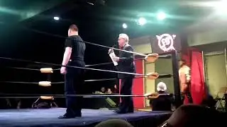 Entrance - The Enforcing Official Crusher Hansen & The Apex of Combat Lee Moriarty at Fight Society