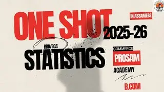 Business Statistics one shot || Mean Median Mode GM HM Quartile Decile Percentile QD MD SD Range Sk