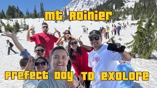 Mount Rainier National Park| This is the perfect day to explore| The Crown Jewel of Washington state