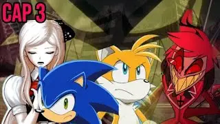 Sonic Z Cap 3: El juego de Alastor #alastor #hazbinhotel #danganronpa #sonic #song 