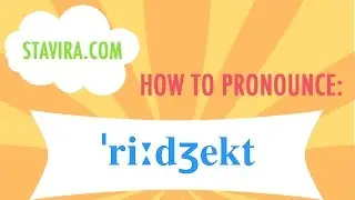 How to pronounce the reject/ˈriːdʒekt/ sound in American IPA