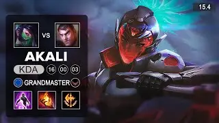 Akali vs Jayce Top - EUW Grandmaster - Patch 15.4 Season 15