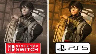 Dynasty Warriors Origins Visions of Four Heroes PS5 vs Nintendo Switch Graphics Comparison