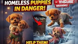  The puppy have no cash to buy recipe book, so rich men making fun of him