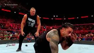 Roman Reigns vs Brock Lesnar New summerslam 20-8-2018 full match In USA.
