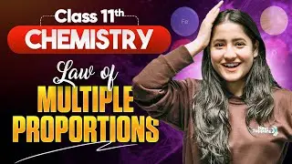 Prarambh 2025 | Law of Multiple Proportions Class 11 Explained in 1 Mins | 11th Chemistry Chapter-1