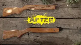 Refurbishment of worn air rifle|worn-out gun |#trick