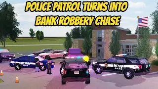Гринвилл, Висконсин, Roblox l Полицейский патруль ведёт к ограблению банка CHASE rp