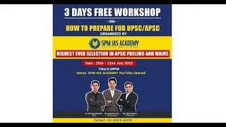 Journey to Success: Let's Prepare for a DREAM - Workshop on HOW TO PREPARE FOR APSC/UPSC - DAY 2