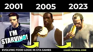 Evolution Food Logic In Gta Games: Eating And Drinking Well From 2001-2023