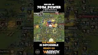 Burn Alibaba 701M power in ROME in Warpath #shorts