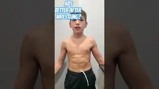 Abs after wrestling. #wrestling #usawrestling #trending #shorts #shortvideo #viral #fitness #flexing
