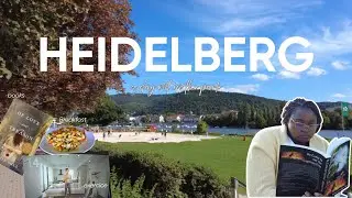 Heidelberg vlog | a day in the park | reading | breakfast idea