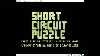 short circuit puzzle game for C64