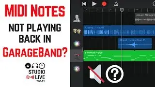Why are my MIDI notes not playing in GarageBand iOS? (iPhone/iPad)