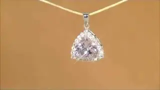 STUNNING ROSE AMETHYST NECKLACE PENDANT 5.00 CTW