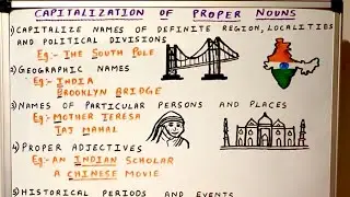 Capitalization of Proper Nouns | Explanation in English